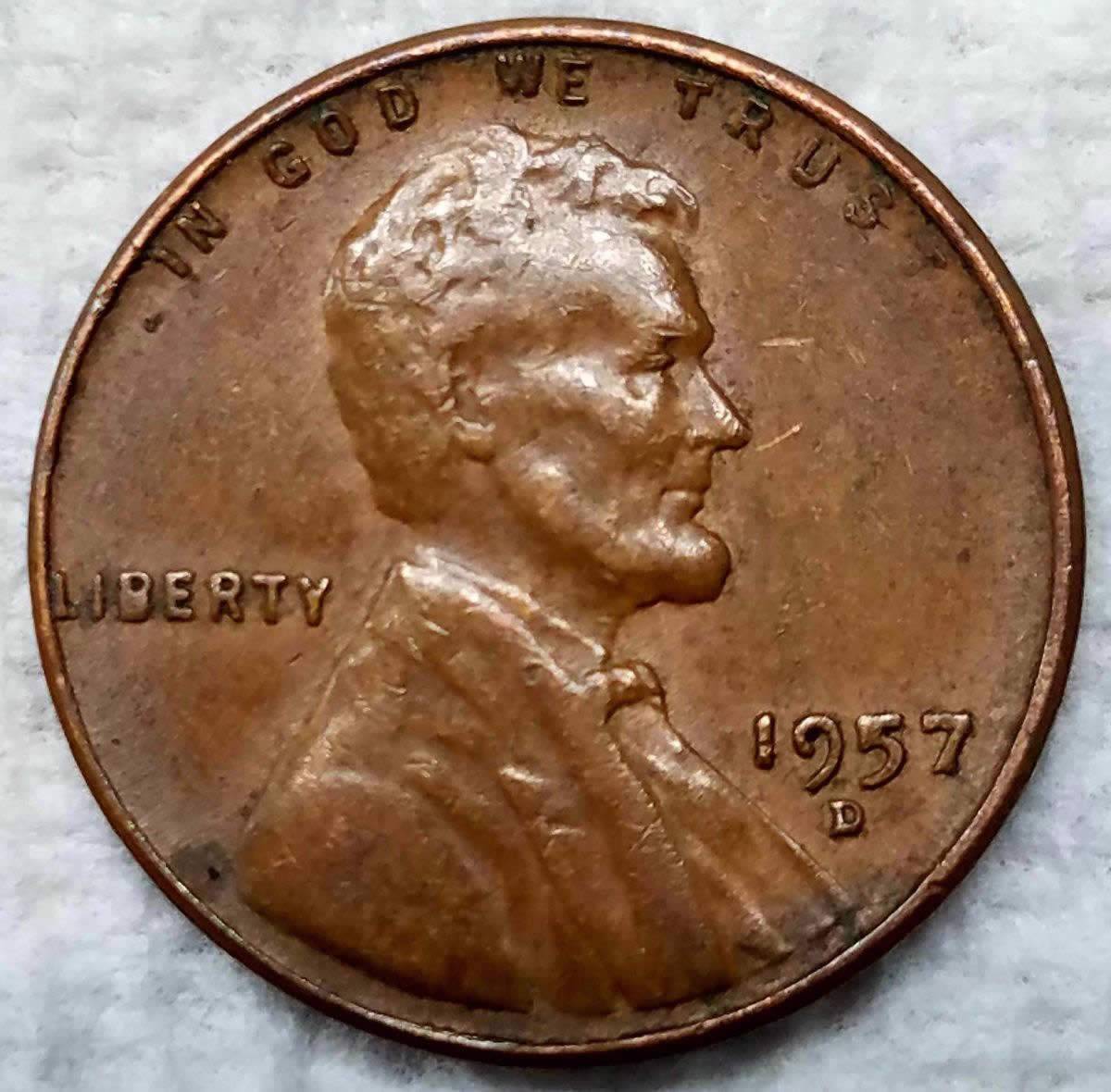 1957-D-Lincoln-Die-Filled-In-Letter-B-Of-Liberty-And-5-Of-Date-On-Obverse?